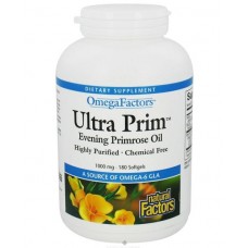  Natural Factors   月見草油 - 高純度冷壓型 1000 mg* 180 粒 - Ultra Prim