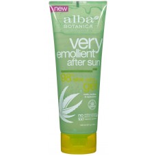 Alba Botanica  肌膚曬傷修復 潤膚 含: 98％蘆薈凝膠 * 8 oz (227 g) - Very Emollient After Sun, 98% Aloe Vera Gel