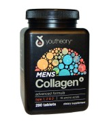 Youtheory   男士頂級膠原蛋白配方  含: 第一,二,三型 *290錠 Men's Collagen 