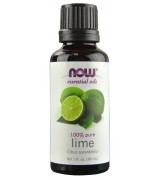 NOW Foods 萊姆精油 100％純 * 1 oz (30ml) ~ Lime Oils,  振奮，令人耳目一新