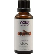 NOW Foods 100％純 丁香 精油 * 1 fl oz (30 mL) ~ Essential Oils Clove 溫補，舒緩，安慰。