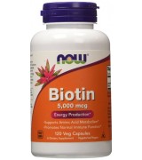  NOW Foods  生物素 5000 mcg* 120顆~ Biotin 維生素H