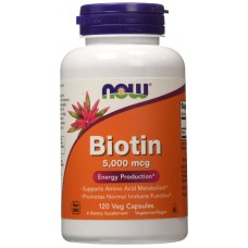  NOW Foods  生物素 5000 mcg* 120顆~ Biotin 維生素H