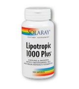   SOLARAY  抗脂肪肝 1000 Plus™ * 100顆 -  Lipotropic  