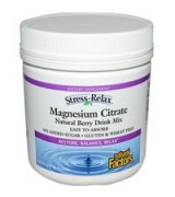  Natural Factors  解壓 檸檬酸鎂粉 *8.8 oz (250 g) 天然莓果口味 - Magnesium Citrate