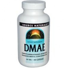 Source Naturals   DMAE  乙醯膽鹼前驅物(穩定形式膽鹼) 351mg* 200顆