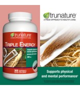 Trunature® 三效複方 人蔘萃取精華 添加刺五加   *300粒 - Triple Energy Ginseng with Eleuthero 