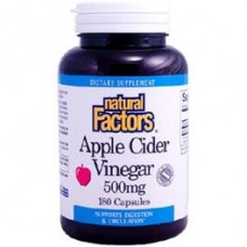 Natural Factors  蘋果醋 ( 500 mg*180顆) -  Apple Cider Vinegar