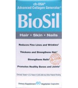  Natural Factors 活性矽- 頭髮.皮膚.指甲營養  *60顆 - BioSil