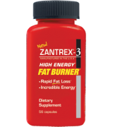 **效期至2024/08月**ZANTREX-3 High Energy Fat Burner 小甜甜燃脂膠囊-高效率燃脂配方(*56顆) - Z3  (紅瓶)