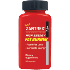 **效期至2024/08月**ZANTREX-3 High Energy Fat Burner 小甜甜燃脂膠囊-高效率燃脂配方(*56顆) - Z3  (紅瓶)
