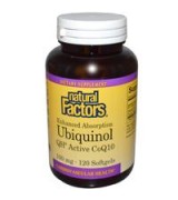  Natural Factors Ubiquinol QH  輔酶素Q10 還原型  *100mg*120粒 -  CoQ10 (含:亞麻油)