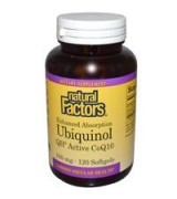 ** 效期至2025/01月** Natural Factors Ubiquinol QH  輔酶素Q10 還原型  *100mg*120粒 -  CoQ10 (含:亞麻油)